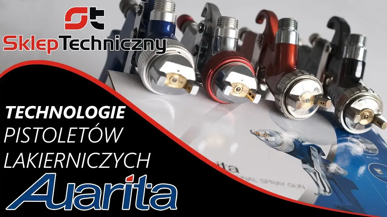 różne typy pistoletów lakierniczych HVLP LVLP HP